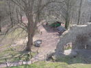 unterhalb der Burg Liebenstein