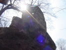unterhalb der Burg Liebenstein