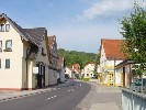 unterer Teil der Herzog-Georg-Strae - der Flaniermeile von Bad Liebenstein