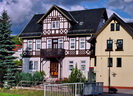 eines der alten Fachwerkhuser von Bad Liebenstein
